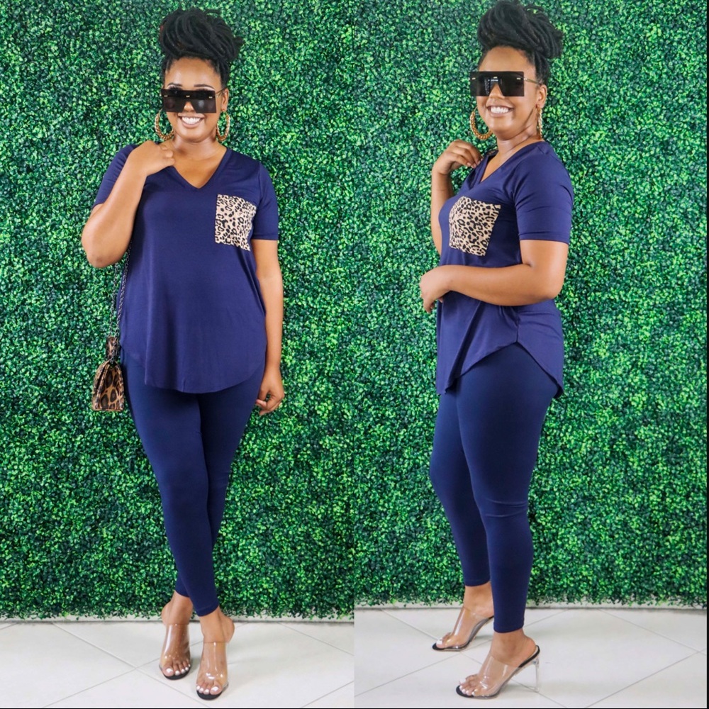 Leggings Set Navy 💙